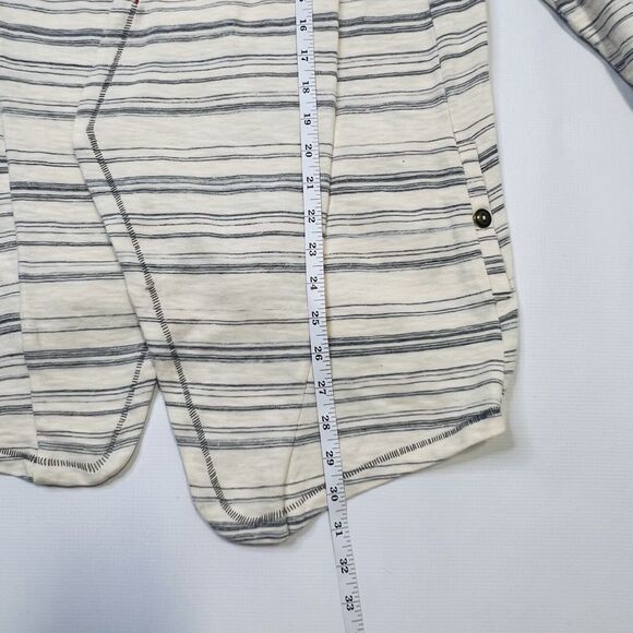 Anthropologie Saturday Sunday Womens Medium Stripe Long Sleeve Open Knit Jacket - Picture 5 of 10